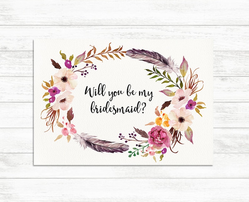 Will By yourself Be My Bridesmaid, Floral Printable Bridesmaid Card, Bridesmaid Proposal Card, Floral Bridesmaid Printable, Floral Bridesmaid Card photo regarding Printable Bridesmaid Cards referred to as Will Your self Be My Bridesmaid, Floral Printable Bridesmaid Card, Bridesmaid Proposal Card, Floral Bridesmaid Printable, Floral Bridesmaid Card