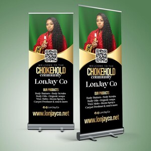 Custom Retractable Banner, Custom Roll Up, Roll Up Banner, Roll Up Banner Stand, Event banner, Business Sign, Promotional Marketing Material