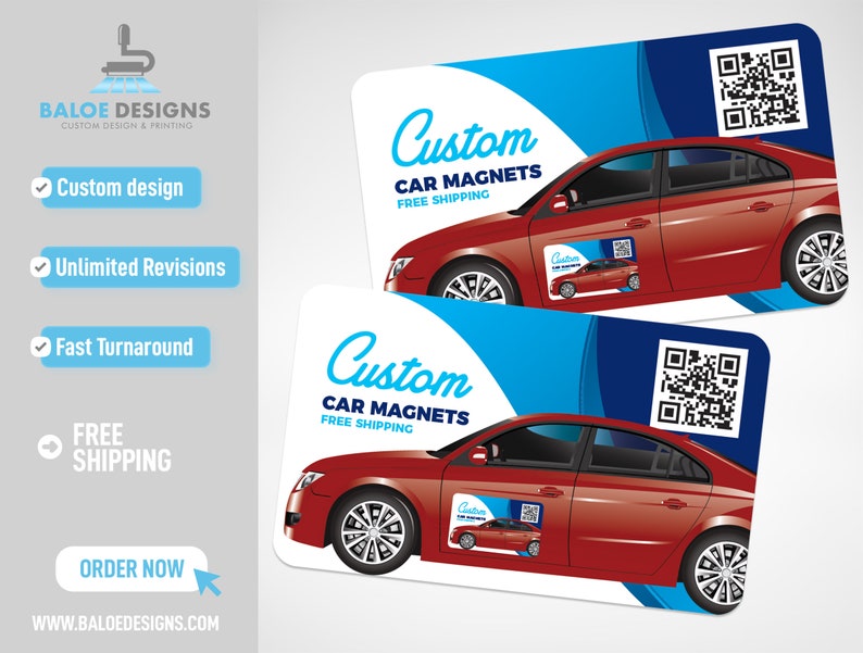Custom Car Magnets, Car Vehicle Magnet, Car Sticker, Business Car ...