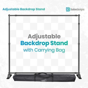 8ft x 10ft Backdrop Stand, Step and Repeat Banner Stand, Hardware Only, 8ft x 10ft Adjustable Backdrop Stand, Photography Heavy Duty Stand