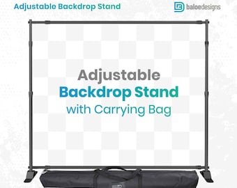 8ft x 10ft Backdrop Stand, Step and Repeat Banner Stand, Hardware Only, 8ft x 10ft Adjustable Backdrop Stand, Photography Heavy Duty Stand