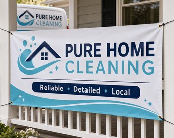 Custom Banner, Advertising Banner, Tent Banner, Business Sign, Outdoor Banners Marketing, Logo Business Sign, Vinyl Storefront Signage Print