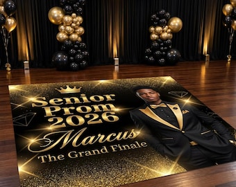 Prom Floor Decal, Prom Night Decor, Custom Graduation Sign, Prom 2026, Prom Party Decorations, Banner Sticker Vinyl Adhesive Floor Runner