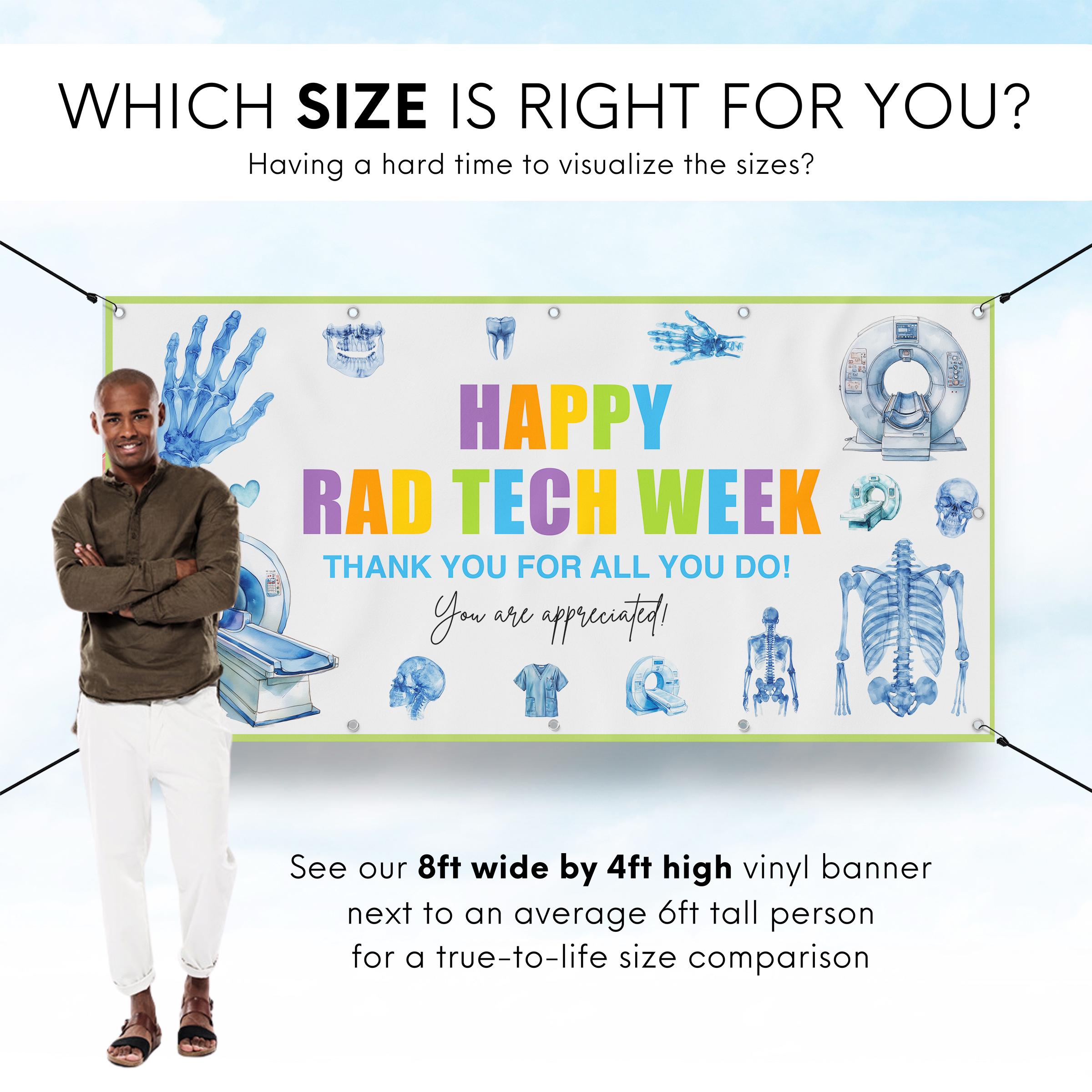 Rad Tech Week Decorations Xray Tech Week Banner, Printable Rad Tech ...