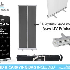 Retractable Banner, Custom Roll Up Banner Stand, Logo Banner Sign Business Entrepreneur Marketing Print, Printed Banner, Pop Up Shop banner