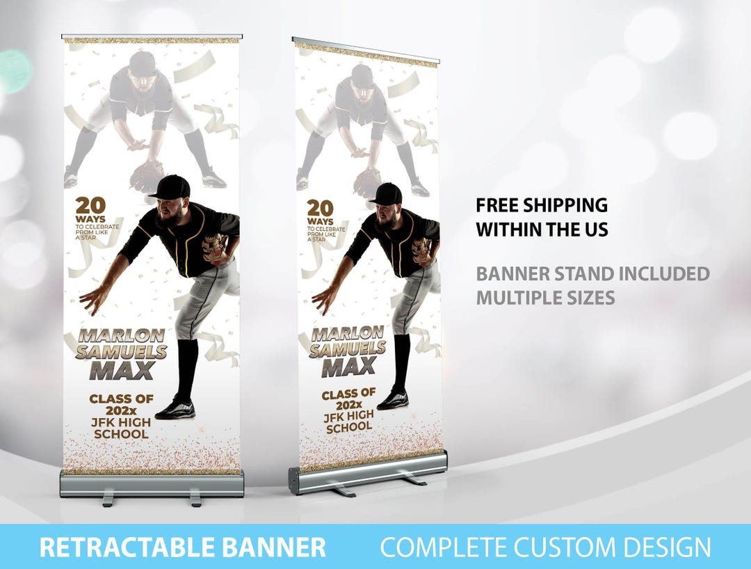 Graduation Retractable Banner, Class of 2021 Banner, Graduation Banner ...