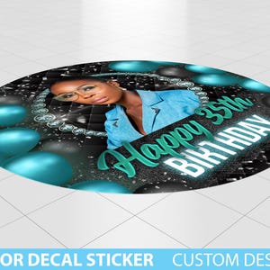 ROUND Circle Floor Decals, Round Floor Decal, Circular Printed Floor Sticker Banner Round Shaped, Circle Vinyl Banner Birthday Party Decor
