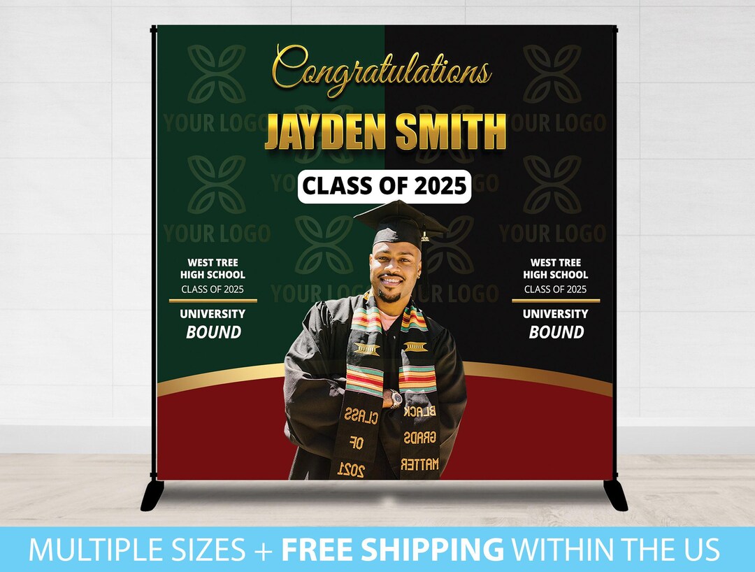 Grade R Graduation Backdrop Sign Graduation Backdrop Banner, Graduation Step and Repeat, Prom Backdrop ...