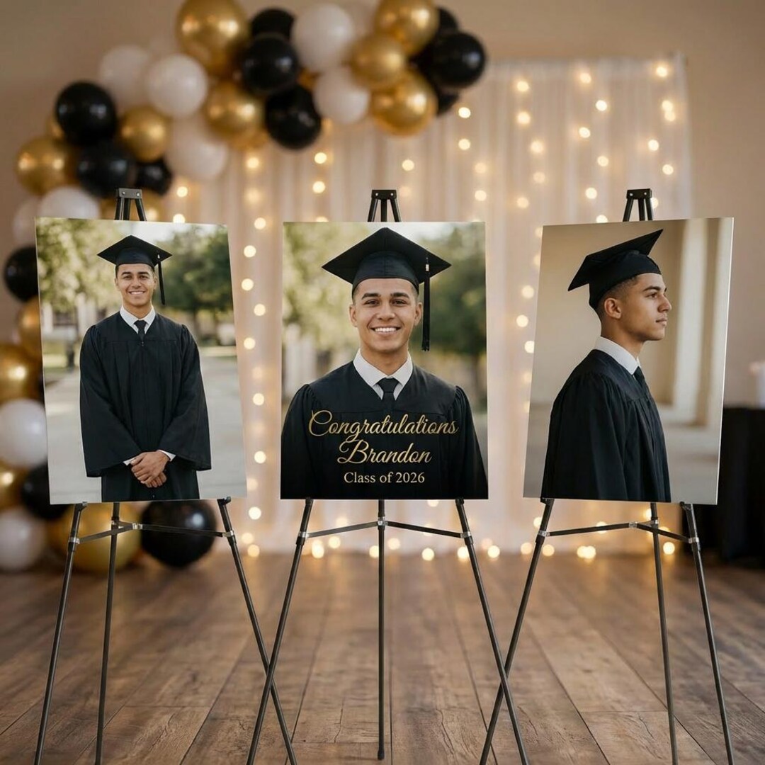 3 Graduation Foam Board Bundle, Set of 3 Photo Boards, Graduation Party ...