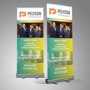 Custom Retractable Banner, Business Event Display, Welcome Sign Banner, Roll Up Banner, Personalized Sign, Promotional Marketing Material