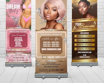 Custom Retractable Banner, Custom Roll Up, Roll Up Banner, Roll Up Banner Stand, Event banner, Business Sign, Promotional Marketing Material