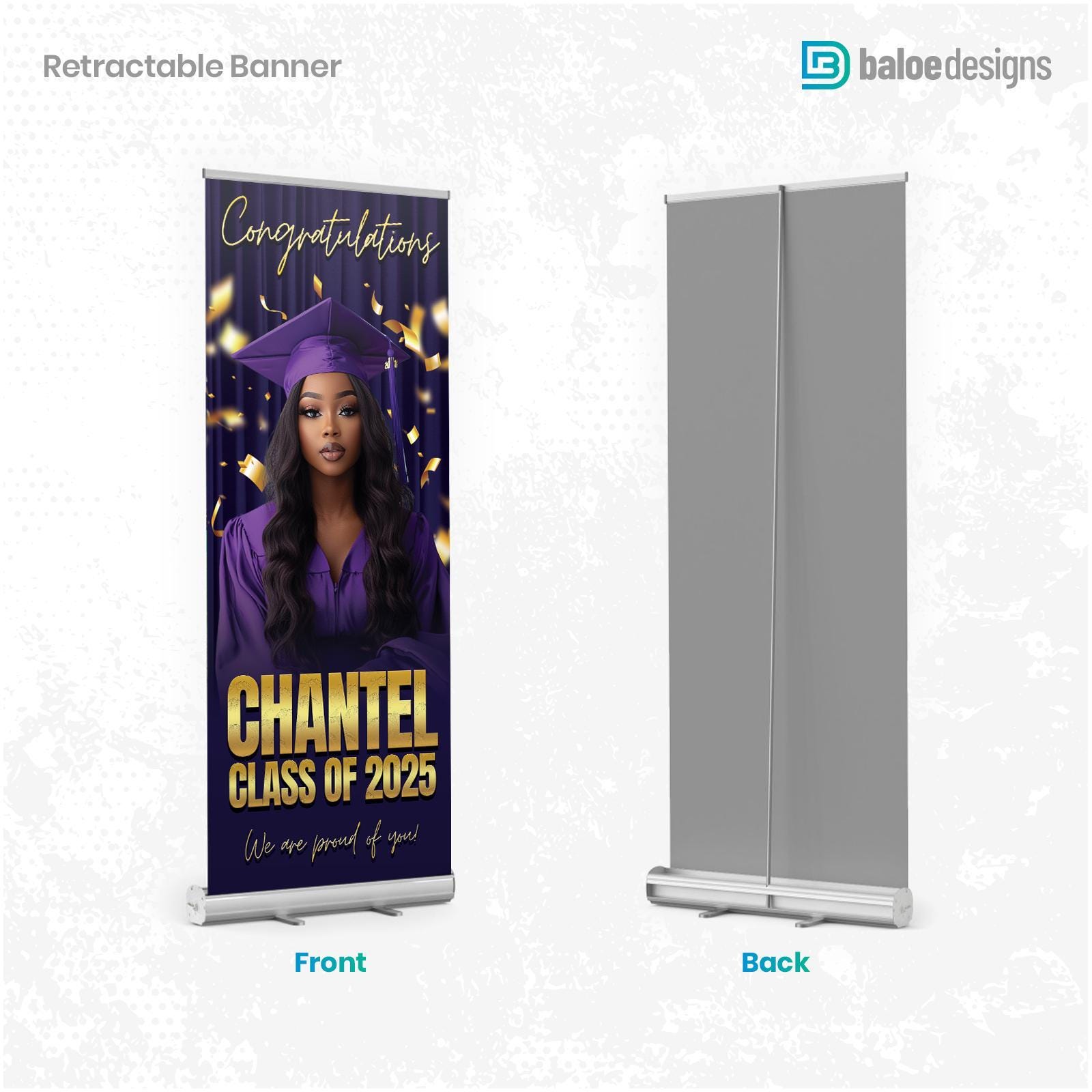 Send Off Program Banner Custom Prom Banner, Retractable Banner, Prom Send off Welcome Sign ...