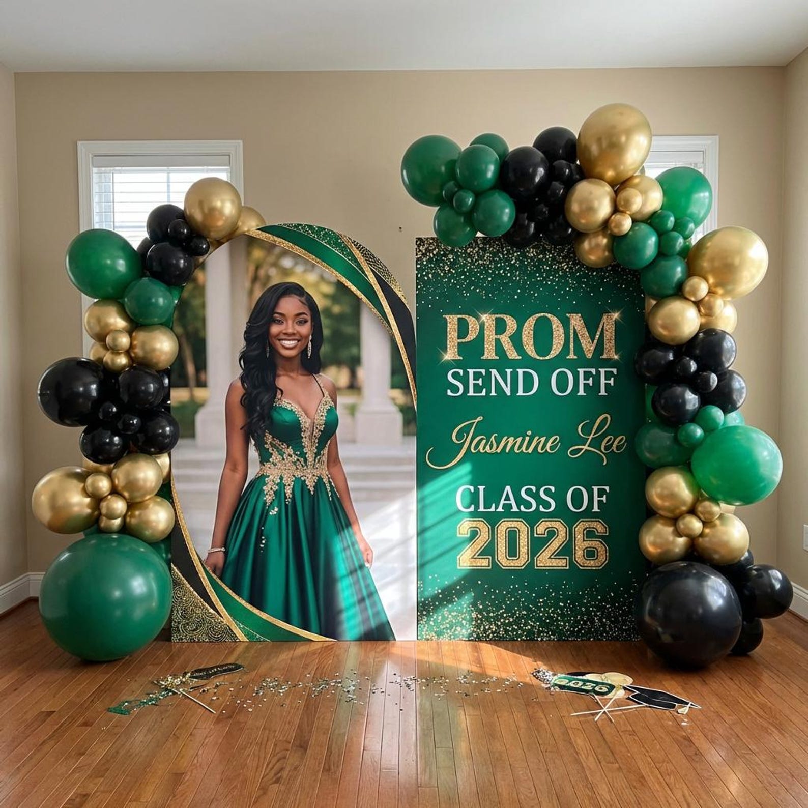 Prom Board.pdf Prom Photo Board Set, Backdrop Set, Arched Banner, Prom Send off Sign ...