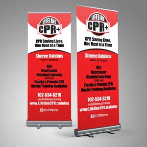 Custom Retractable Banner, Business Event Display, Welcome Sign Banner, Roll Up Banner, Personalized Sign, Promotional Marketing Material