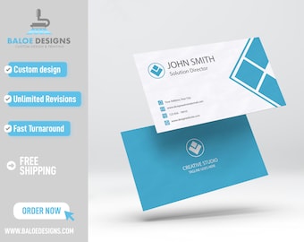Printed Business Card, Custom Business Card, We design, Print and ship, Business Card Design Services, Print Services, Business Card Print