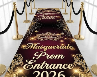 Royal Prom Runner, Prom Night Floor Decal, Prom Floor Decal Runner, Red Carpet Floor Sticker, Custom Graduation Entrance Walkway, Prom Party