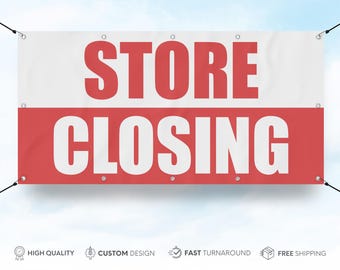 Store Closing Sign Banner Everything Must Go Advertising Banners Going Out Of Business Sign Shop Closing Banner With 4 Grommets 915446ff 773f 4bf3 85d9 886a0d2e5b7a.649824c8481a70daa9afde5645d908e5 - View #7
