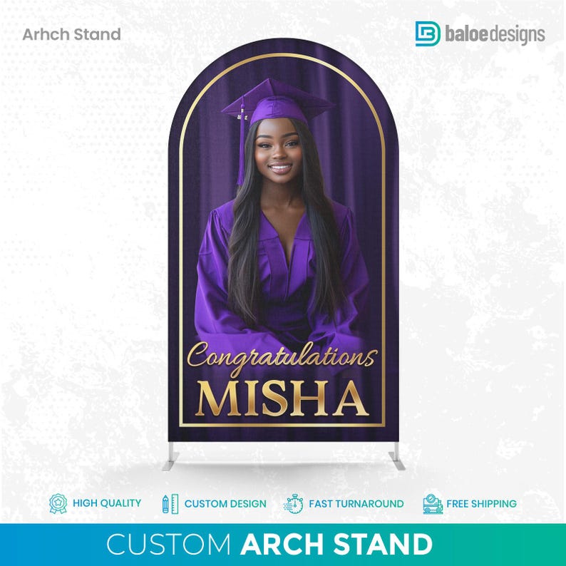 Graduation Custom Arch Stand, Arch Stand Backdrop Stand, Arch Banner ...