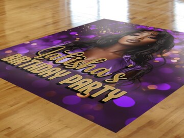 Custom Floor Decal, Graduation Prom Floor Decal, Adhesive Custom Floor Banner, Birthday Party Decor, Decoration Sticker Vinyl Adhesive