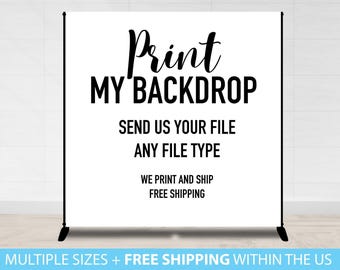 Custom Backdrop, Print my backdrop, Print backdrop, Print banner, Custom Logo Backdrop, Printed Backdrop, Custom Backdrop Step and Repeat