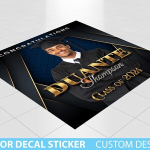 Custom Floor Decal sticker, Removable Sticker, Vinyl Floor Banner, Adhesive Floor Banner Graduation Decor Sticker, Graduation Grad Party