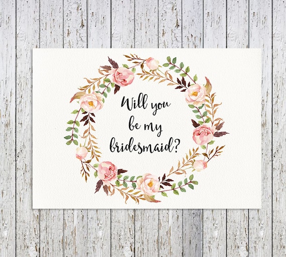 Modest image intended for bridesmaid proposal printable Dashing image throughout bridesmaid proposal printable