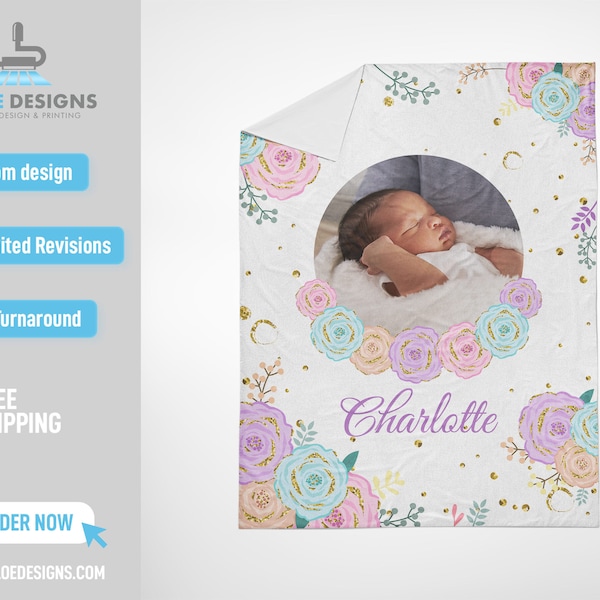 Newborn Baby Blanket Etsy