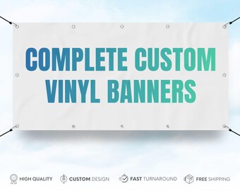 Custom Vinyl Banner, Vinyl Banners, Outdoor Business Custom Logo Event Banner, Welcome Banner, Advertising Marketing Banner Waterproof