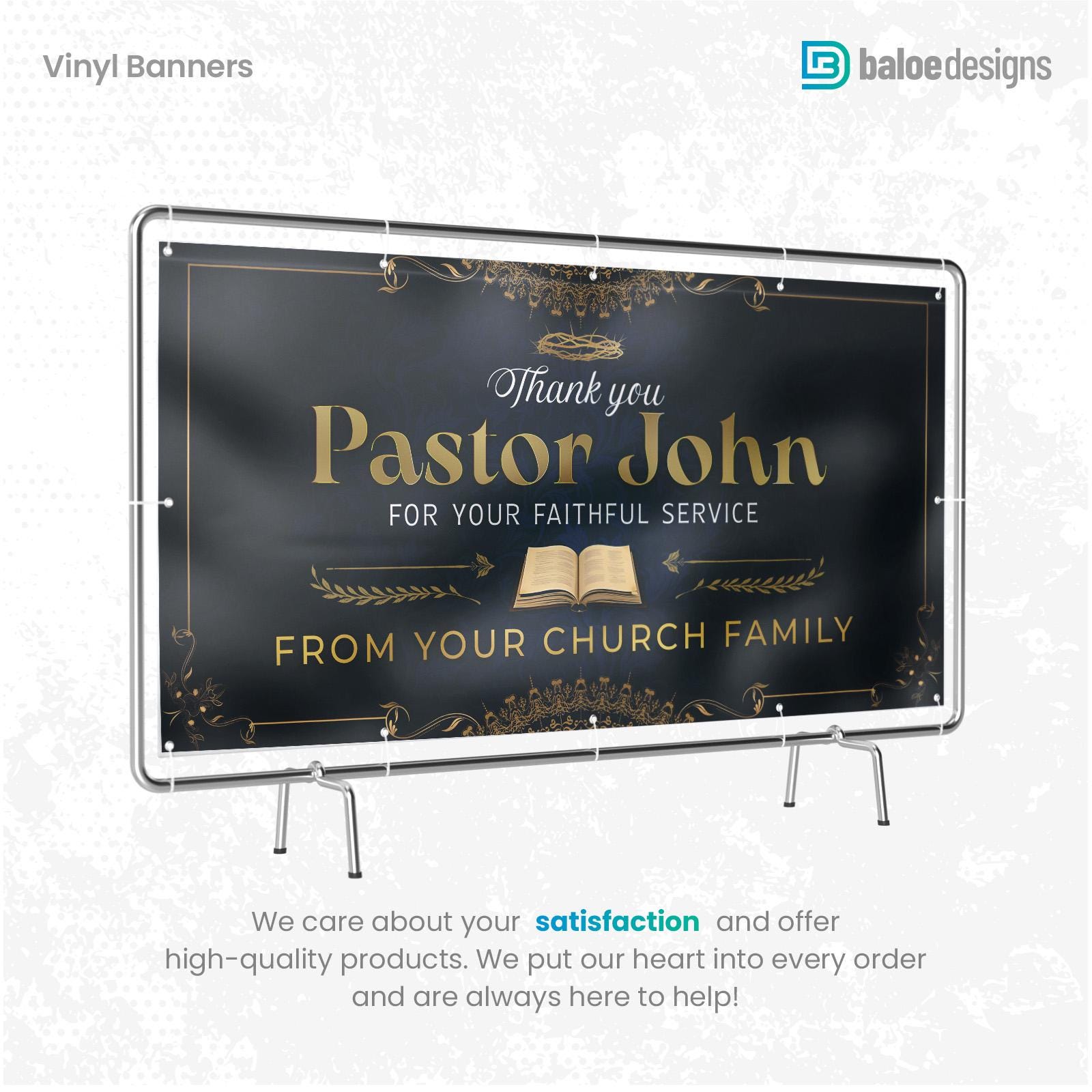 Pastor Sign Custom Pastor Church Banner, Pastoral Appreciation Banner, Custom ...