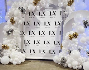 Custom Logo Backdrop Banner, Red Carpet Step and Repeat Business Event Backdrop, Logo Step Repeat Banner, Custom Backdrop, Corporate Banner