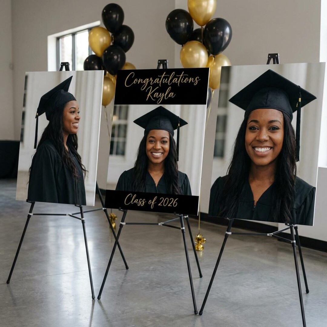 3 Graduation Foam Board Bundle, Set of 3 Photo Boards, Graduation Party ...