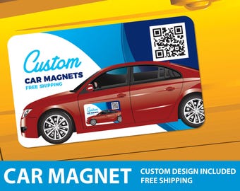 Custom Car Magnets, Car Vehicle Magnet, Car Sticker, Business Car Magnet, Vinyl Car Magnet, Personalized Car Magnetic Signs Business Logo