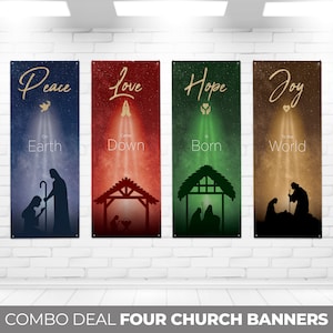 Gold Letters Peace Canvas Print - Church Wall Art - Outreach Marketing
