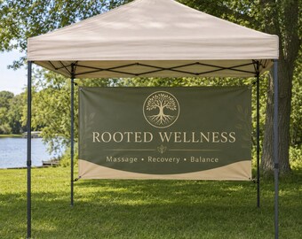 Custom Banner, Advertising Banner, Tent Banner, Business Sign, Outdoor Banners Marketing, Logo Business Sign, Vinyl Storefront Signage Print