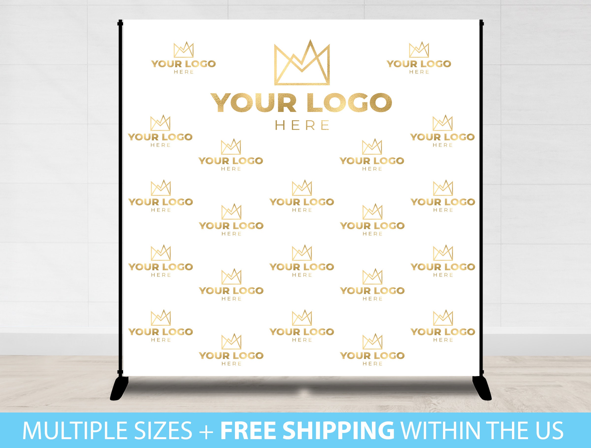 Custom Logo Backdrop Banner Step and Repeat Business Event Etsy Singapore