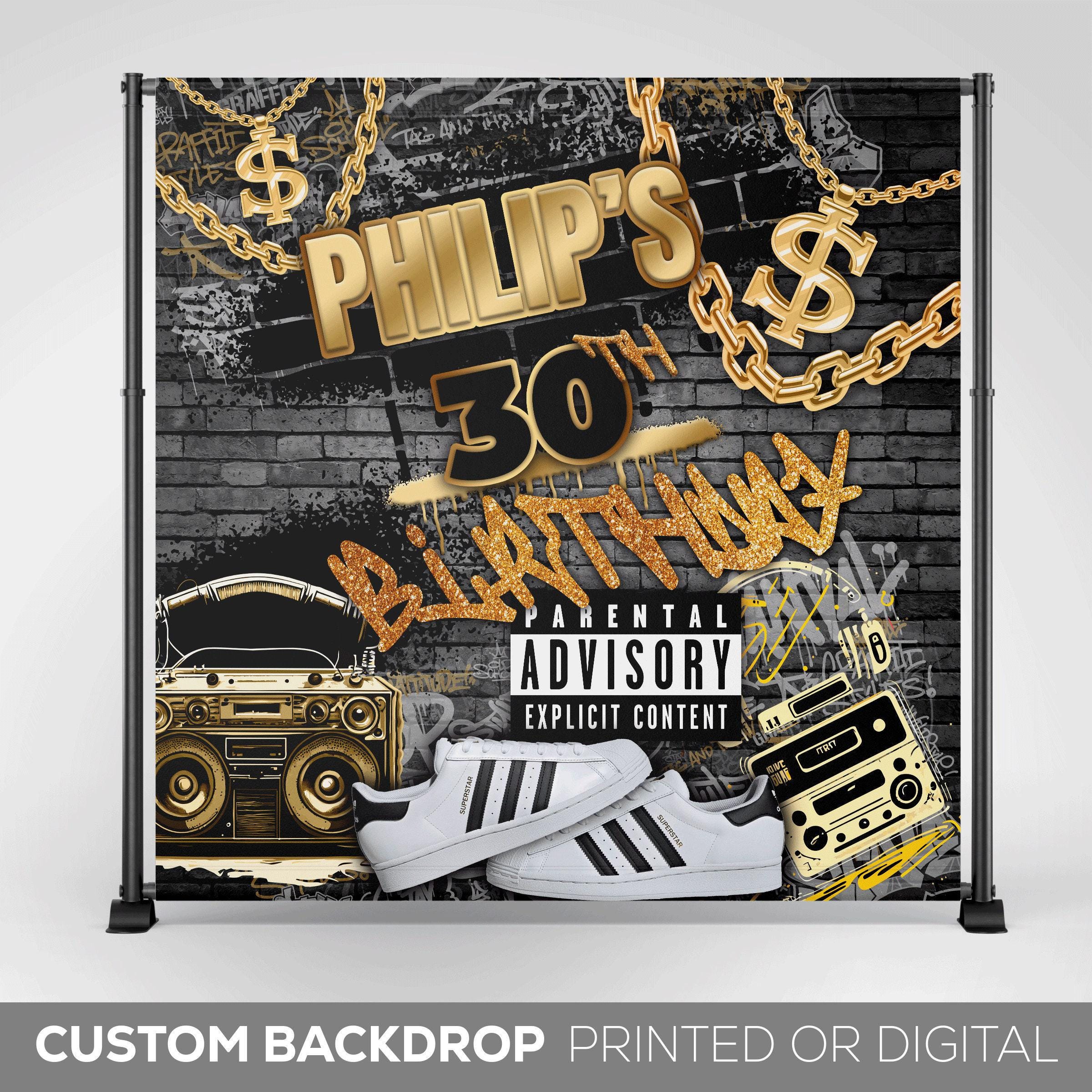 90s Hip Hop Birthday Banner - Etsy