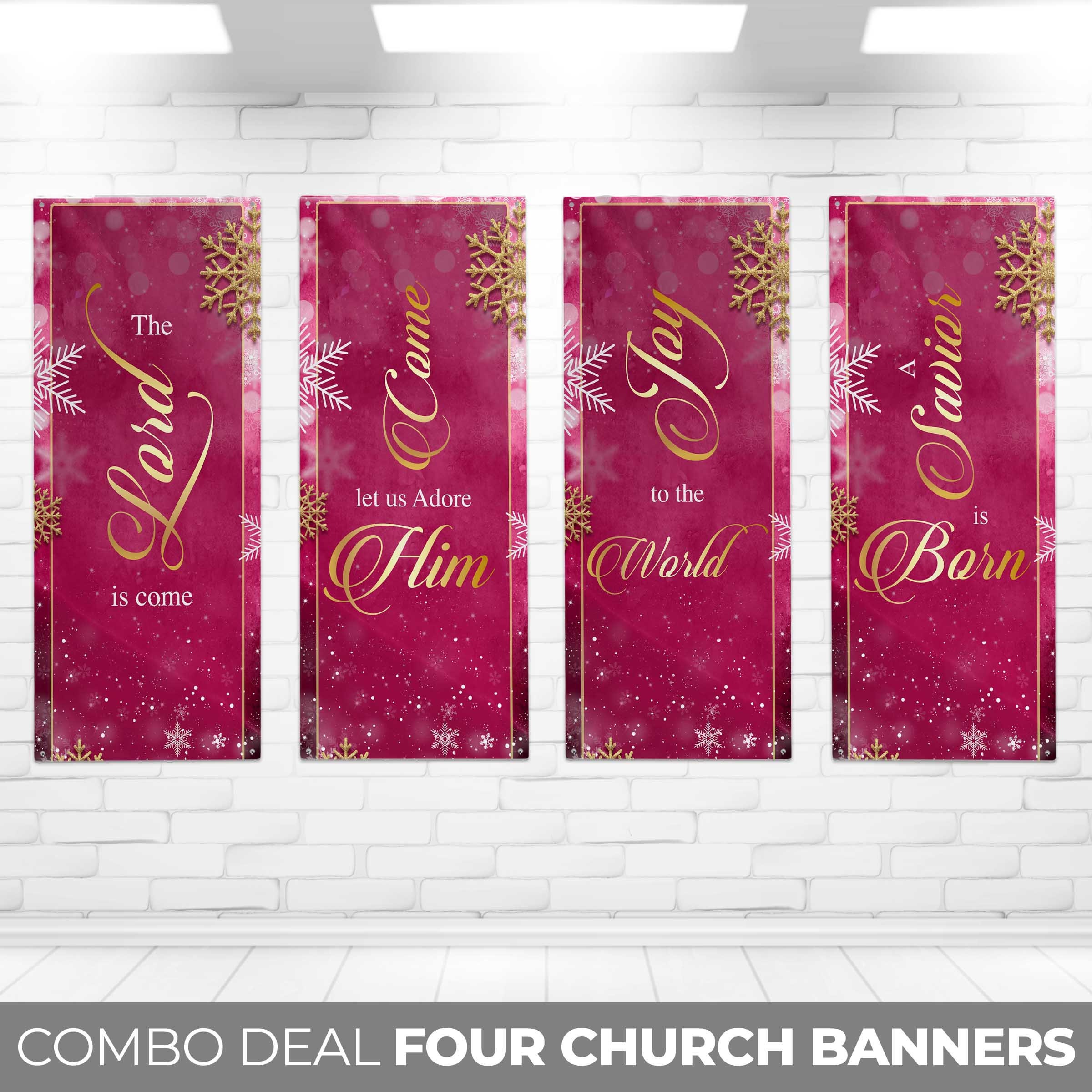 DIY Paint Party Kit Instant Download, Winter Church, Winter Scene