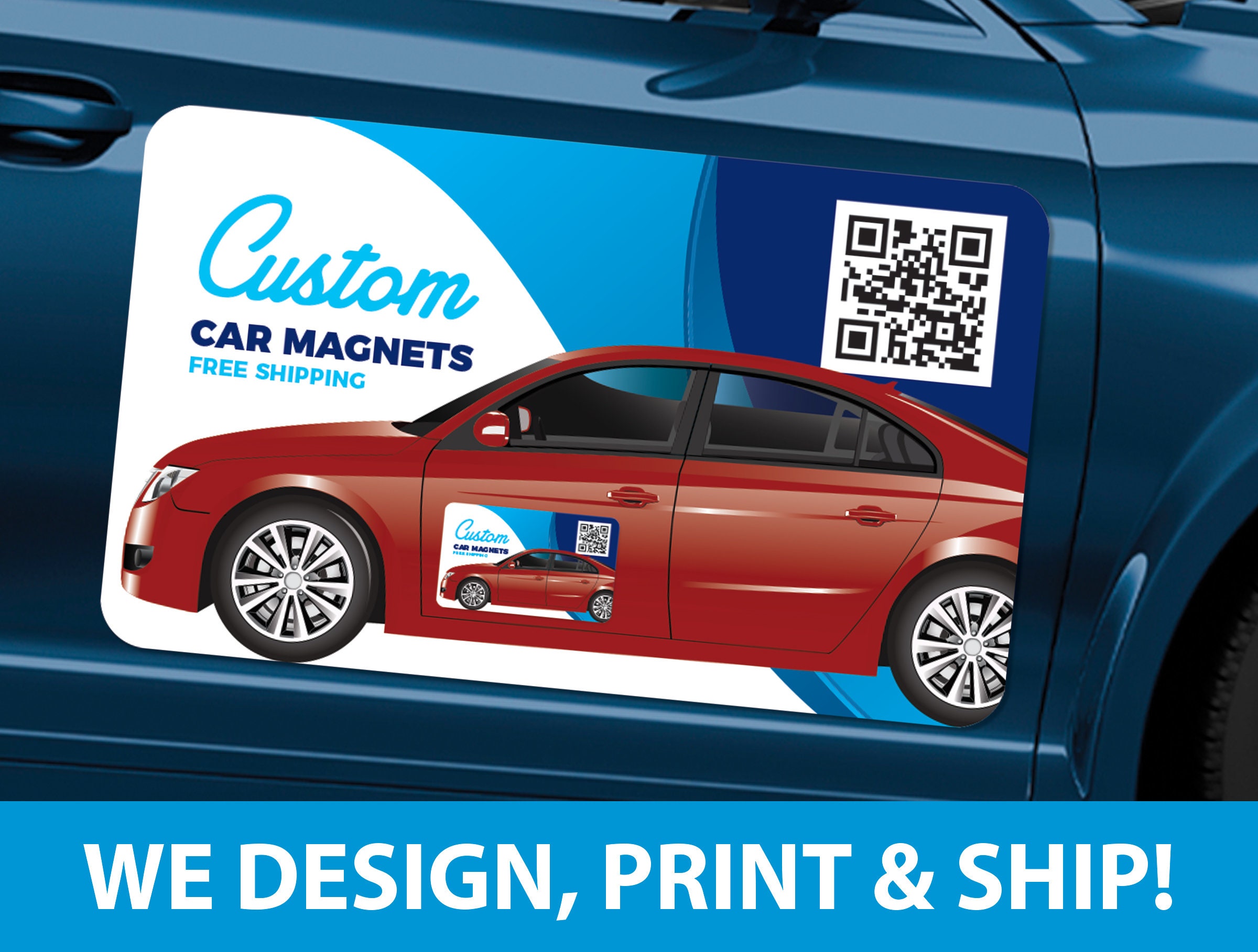 Custom car magnets sale