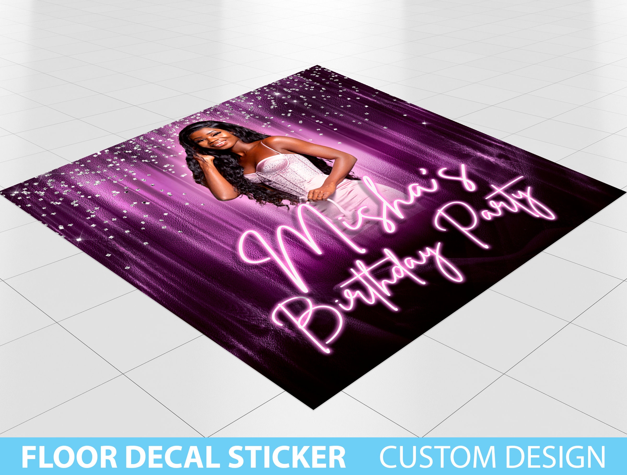 Custom floor sale sticker