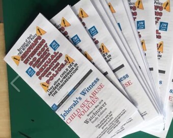 Ex Jehovah’s Witness Activist CSA JW org policies public awareness flyers