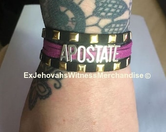 Apostate - Ex-JW, Ex Jehovahs Witness, Faux Suede
