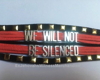 We will not be silenced - Ex-JW, Ex Jehovahs Witness, Faux Suede