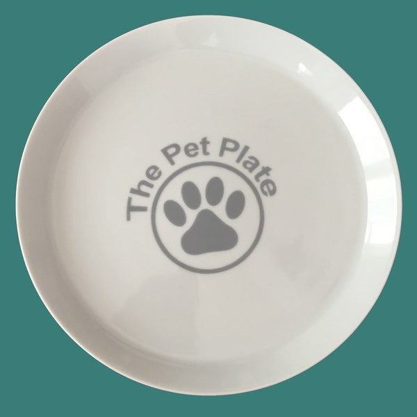 The Pet Plate - Flat Feeding Plate for Finicky Pets