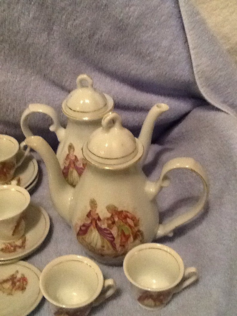 17 piece Tea Set Fine China Tea Set Tea Cups