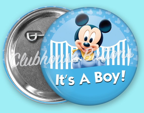 Mickey Mouse Es Ist Ein Junge Taste Disney Geschlecht Etsy