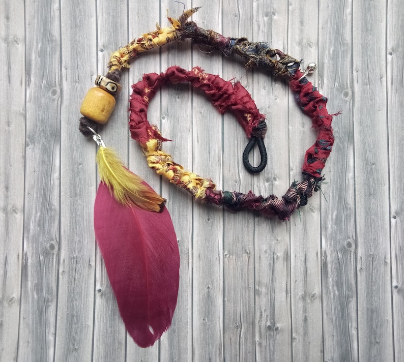 Dreadlocks tie hair wrap extension dreads jewelry Hair decoration silk dread wrap wrapped dreads Hair extension Dreadlock wrap