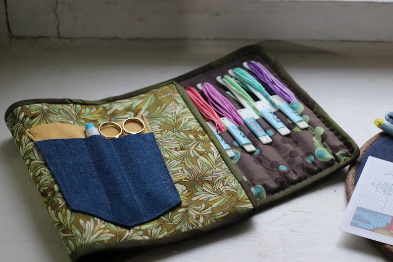 Cross Stitch StitchBow Floss holder Neddle Crafts Project bag Etsy