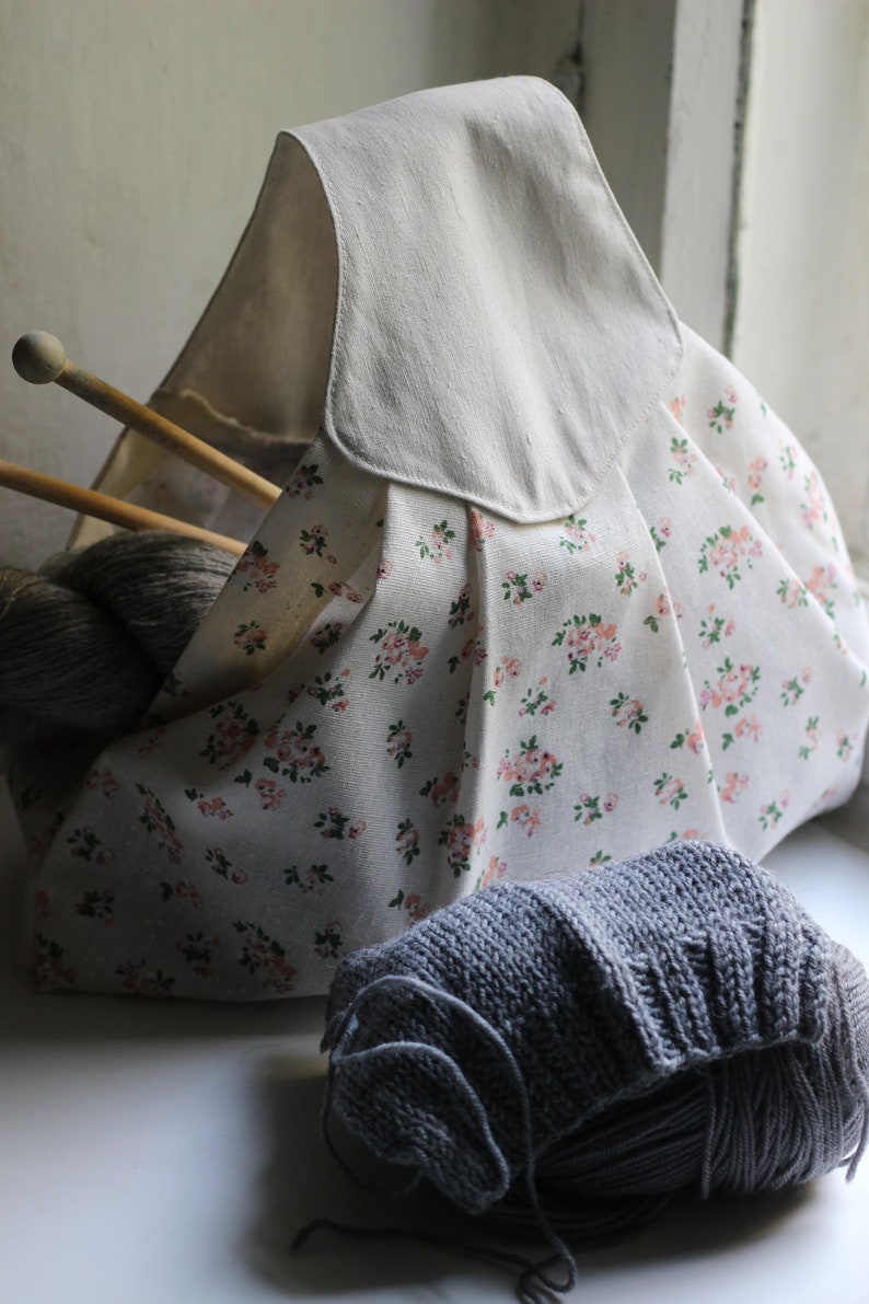 Knitting project bag Wrist pouch Crochet/Xstitch/Needlework Etsy
