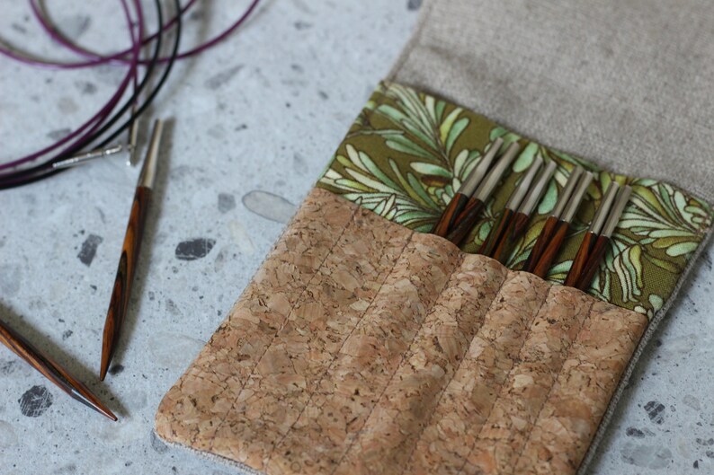 Interchangeable needle case Knitting needle Storage pouch Etsy