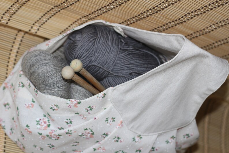 Knitting project bag Wrist pouch Crochet/Xstitch/Needlework Etsy